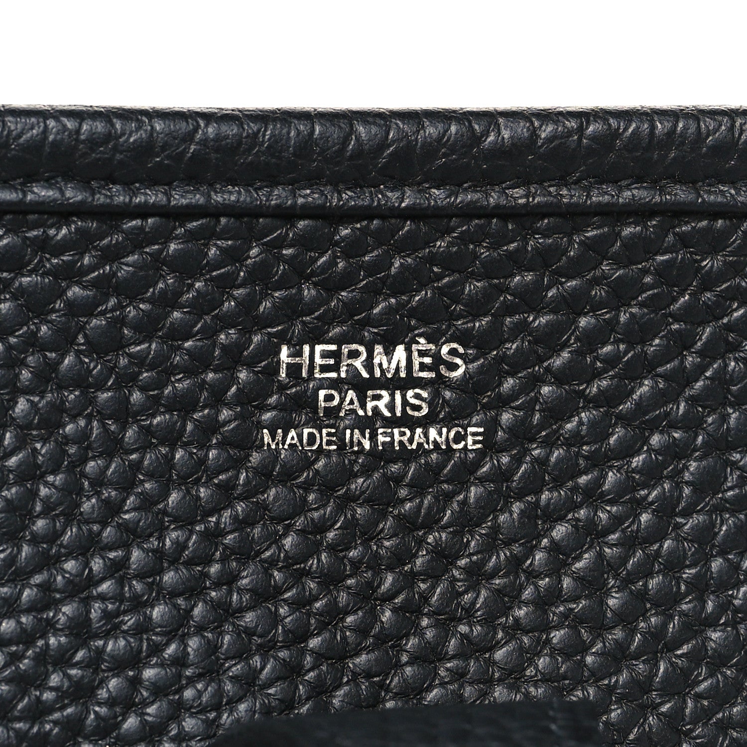 Hermes Taurillon Clemence Evelyne III PM Black 6 of 10