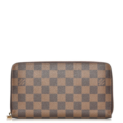 Louis Vuitton Damier Ebene Zippy Organizer Wallet 1 of 8