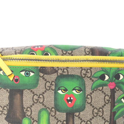 Gucci GG Supreme Monogram Smiling Plants Childrens Belt Bag Multicolor 8 of 10