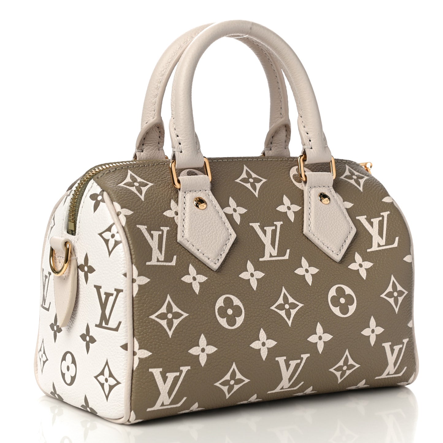 Empreinte Monogram Spring in the City Speedy Bandouliere 20 Kaki Beige Cream