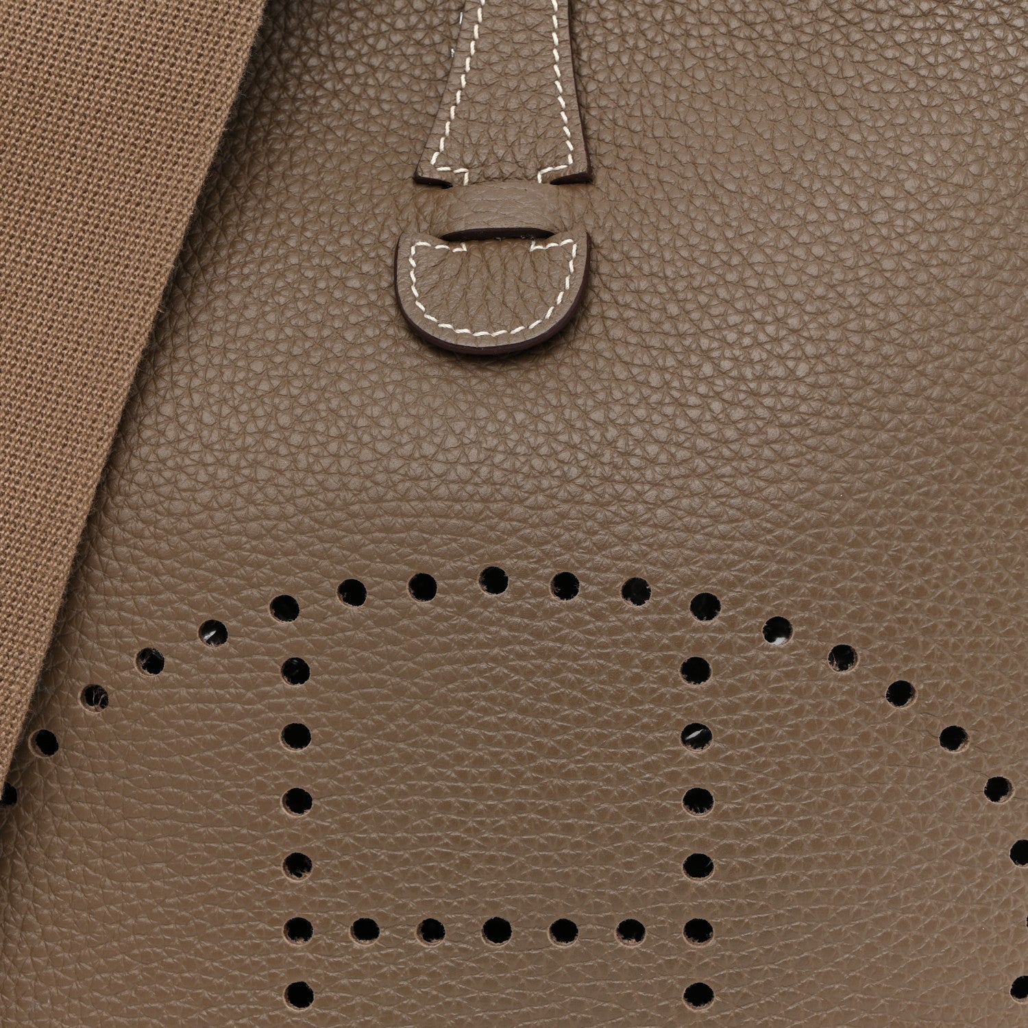 Hermes Taurillon Clemence Evelyne III PM Etoupe 8 of 11