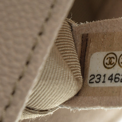 Chanel Caviar Quilted Medium Boy Flap Light Beige 6 of 6