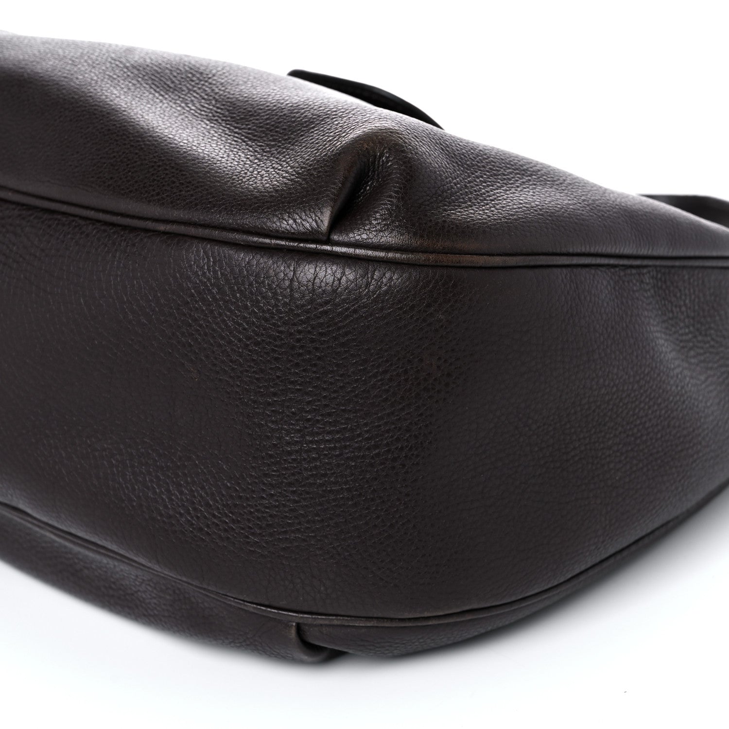 Gucci Calfskin Web Medium Dressage Hobo Coffee Brown 9 of 19