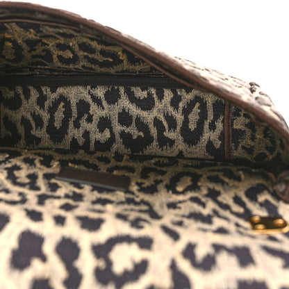 Christian Dior Velvet Mizza Embroidered Medium Caro Bag Beige 2 of 8