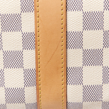 Louis Vuitton Damier Azur Keepall Bandouliere 55 10 of 11