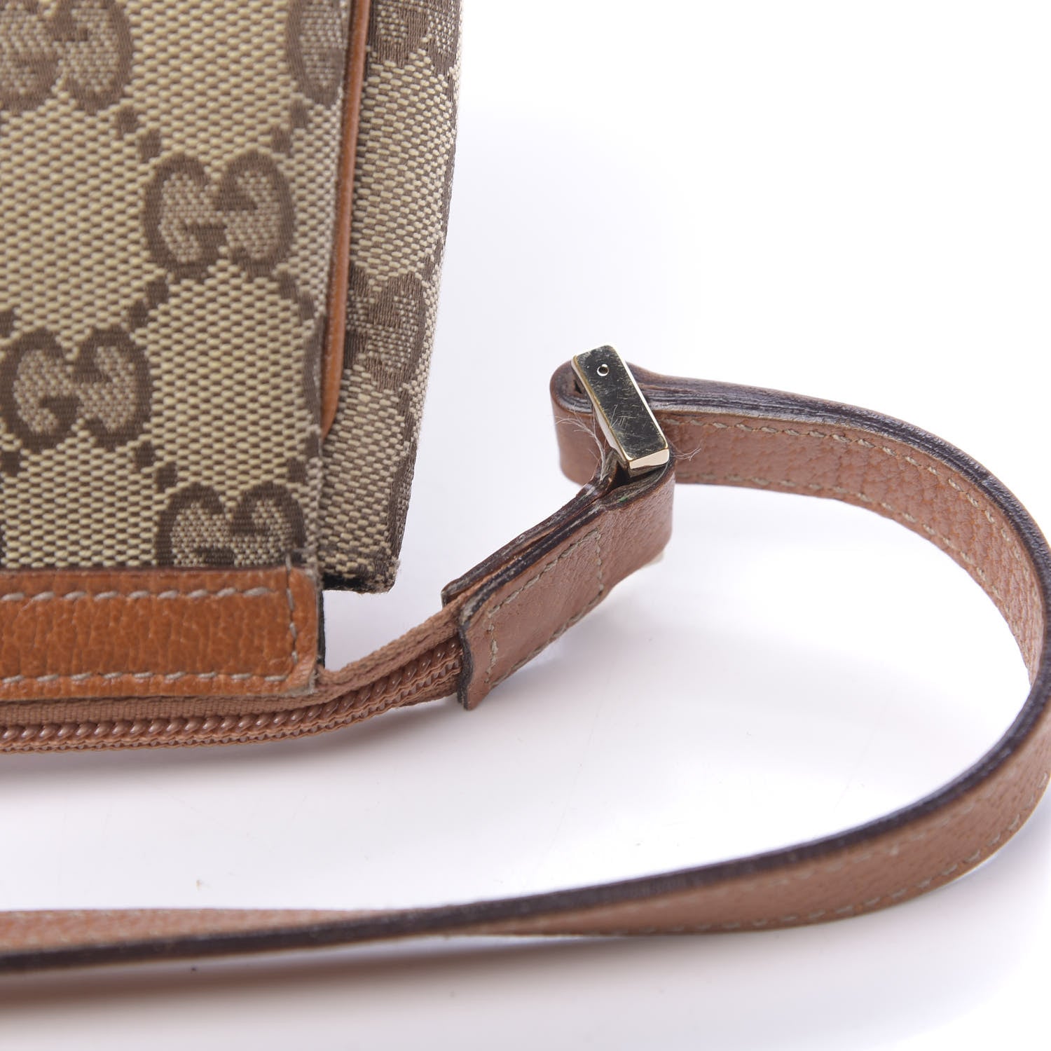 Gucci Monogram D Ring Cosmetic Case Light Brown 9 of 15