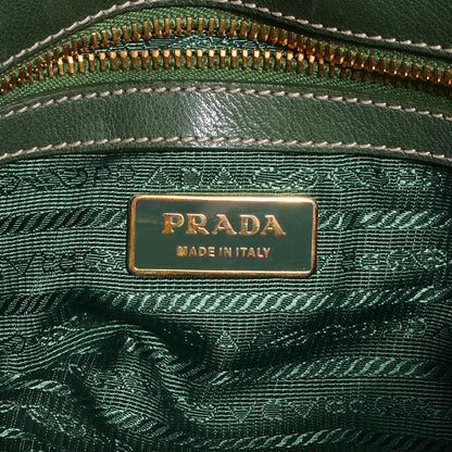 Prada Tessuto Nylon Gaufre Shopping Satchel Green 6 of 9