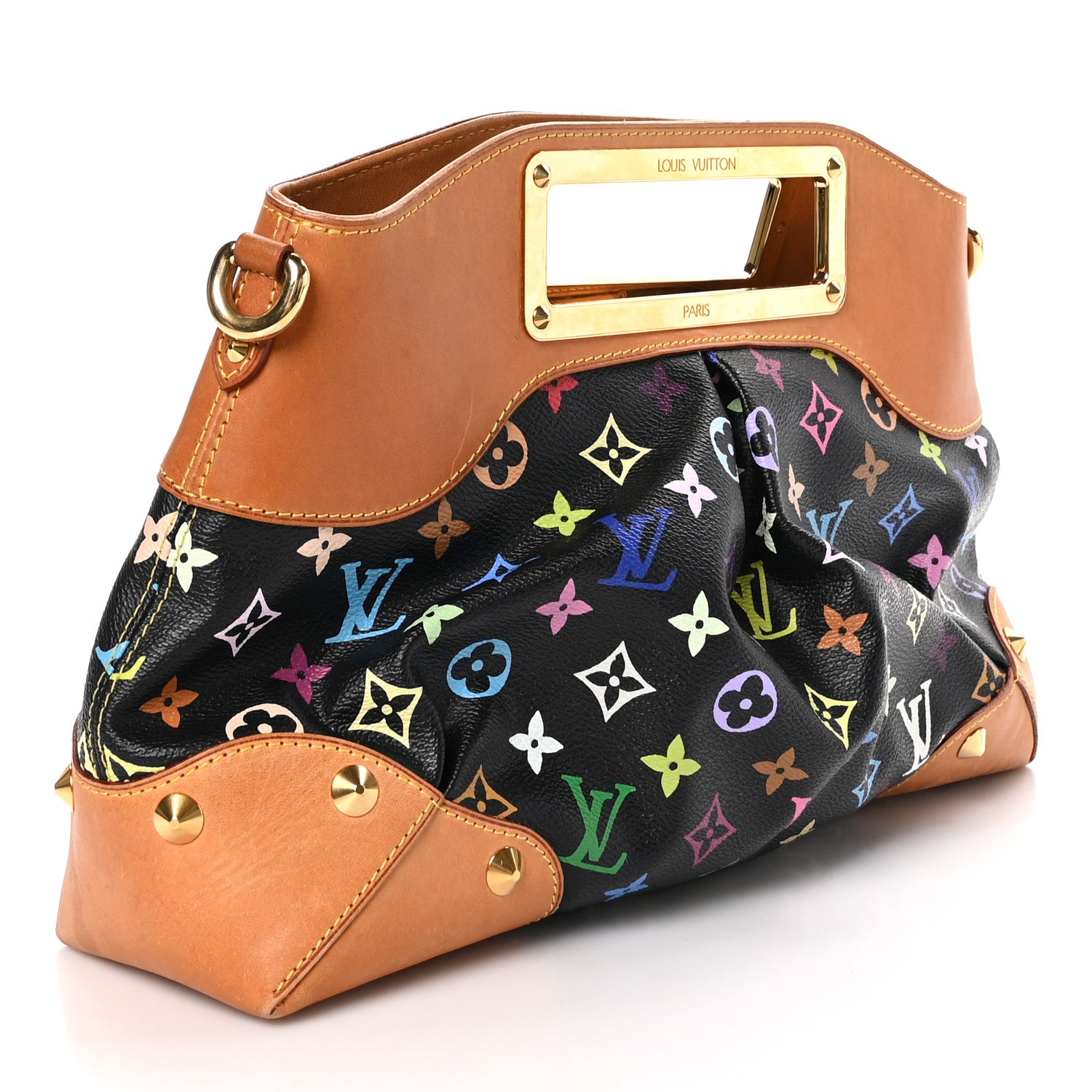 Louis Vuitton Monogram Multicolor Judy GM Black 3 of 12