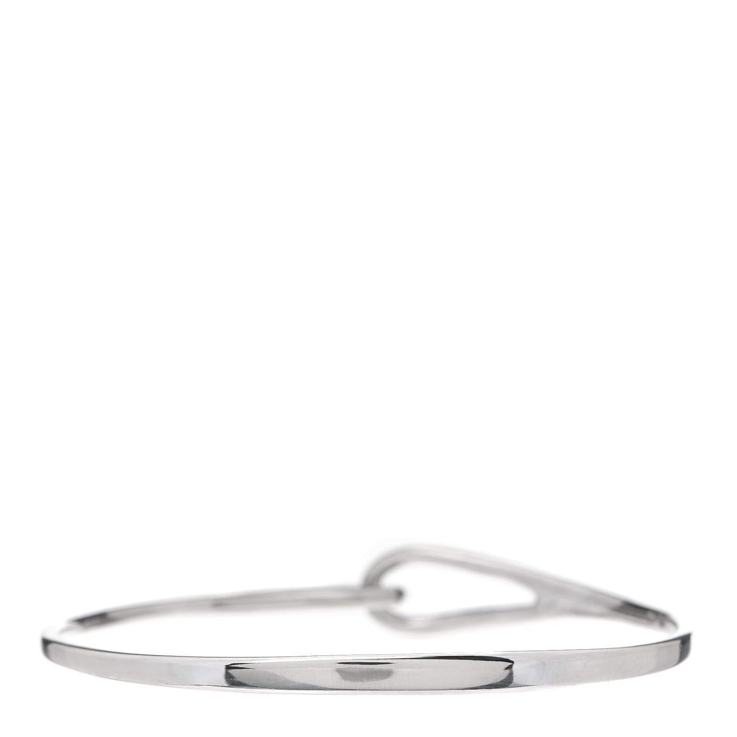 Tiffany Sterling Silver Interlocking Loops Bangle Bracelet 3 of 4