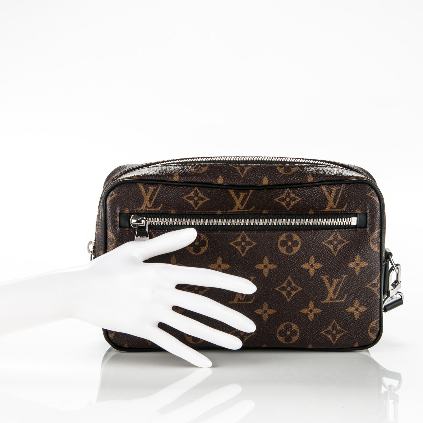 Monogram Macassar Kasai Clutch Black