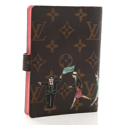 Louis Vuitton Monogram Illustre Small Ring Agenda Rose 3 of 7