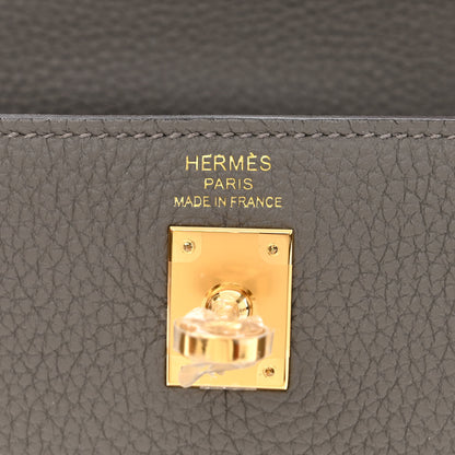 Hermes Togo Kelly Retourne 25 Gris Meyer 6 of 11
