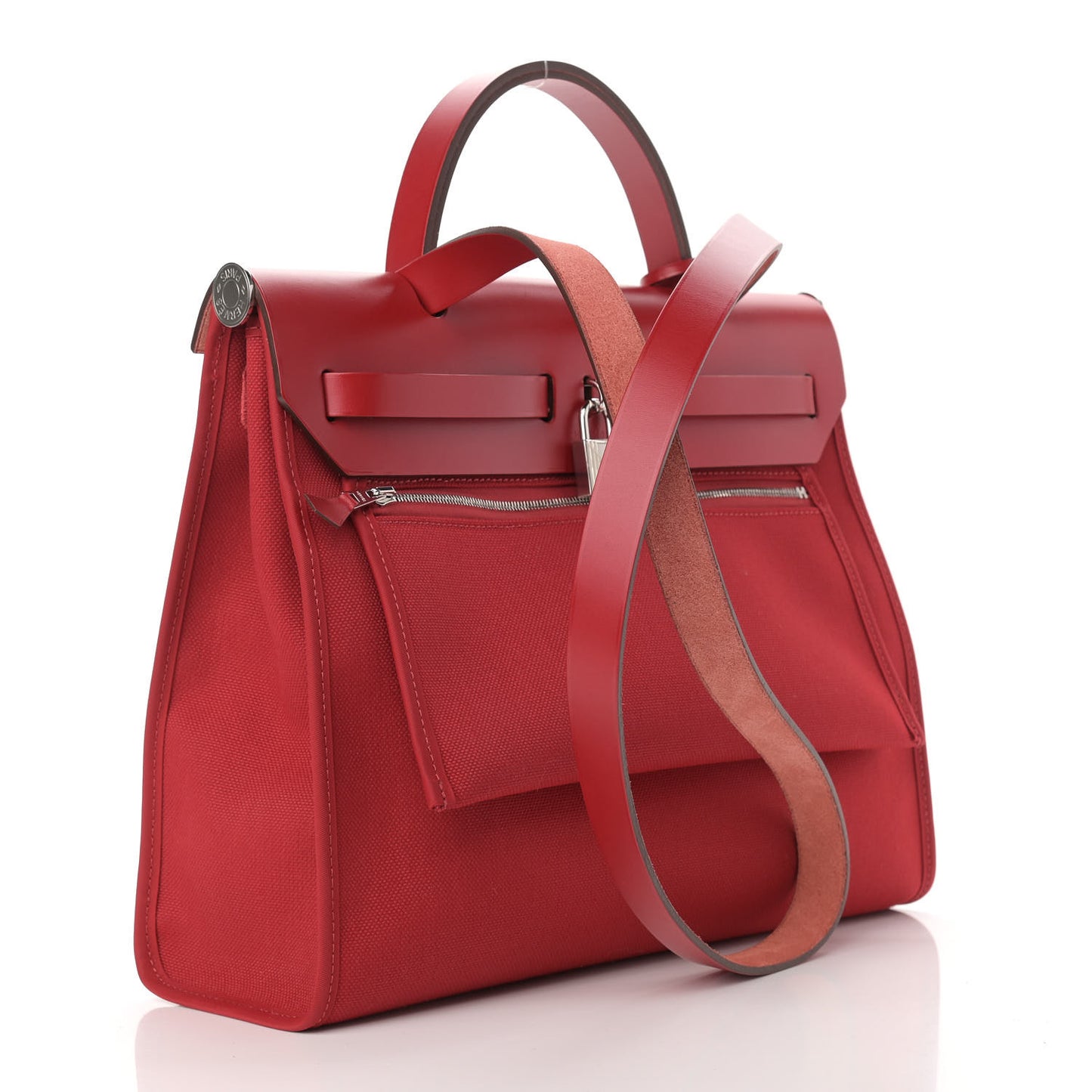 Vache Hunter Toile Herbag Zip 31 PM Rouge Grenat