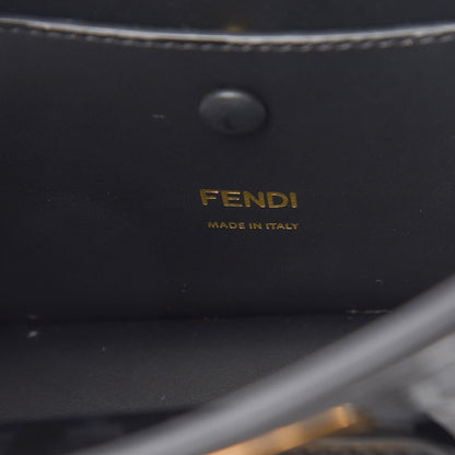 Fendi TPU FF Vitello Century F is Fendi Small Kan I Shoulder Bag Black 6 of 9