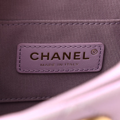 Chanel Iridescent Caviar Quilted Mini My Perfect Camera Case Pink 6 of 9