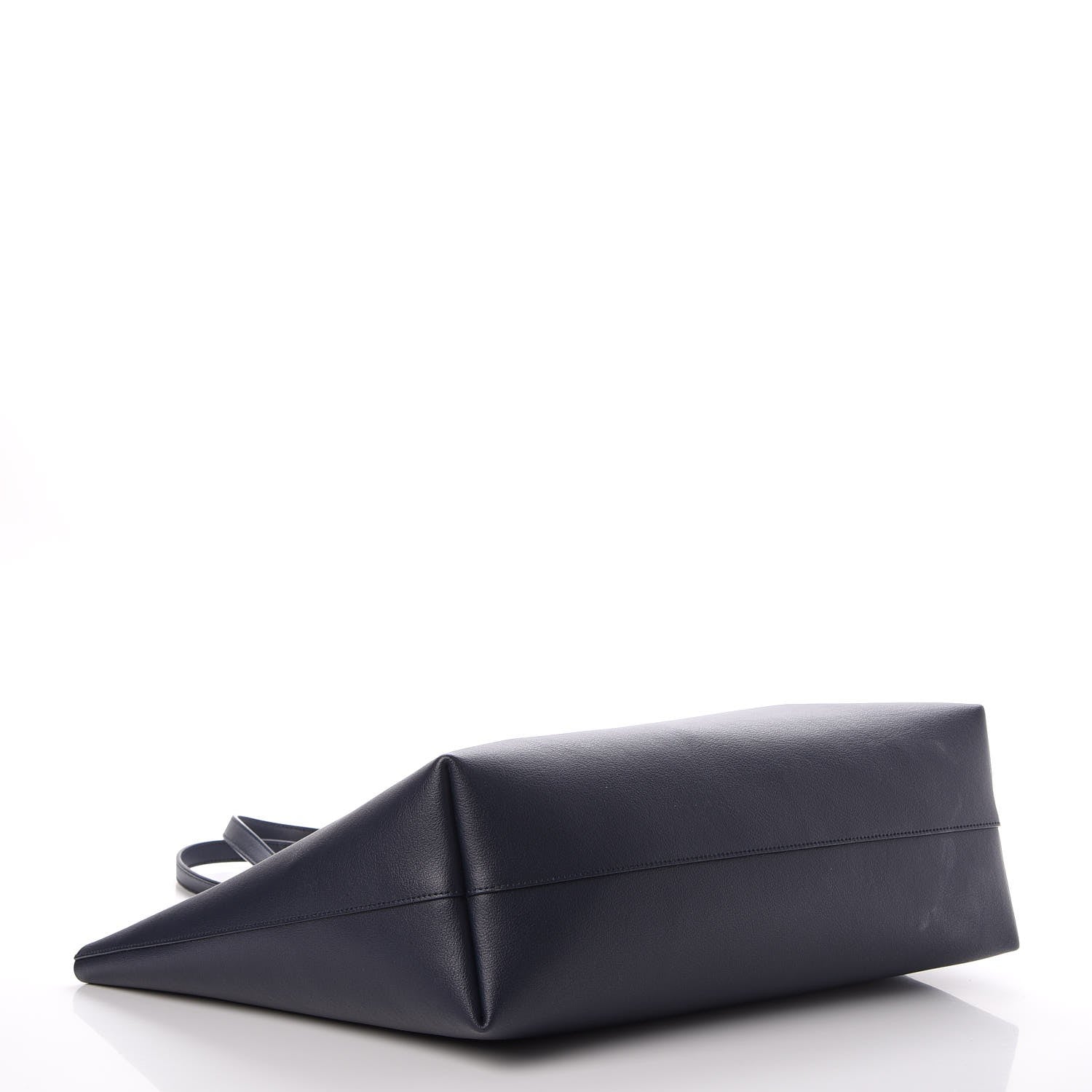 Saint Laurent Calfskin Large Shopping Tote Deep Marine 5 of 10