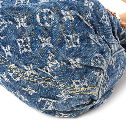 Louis Vuitton Monogram Denim Pleaty Blue 5 of 9