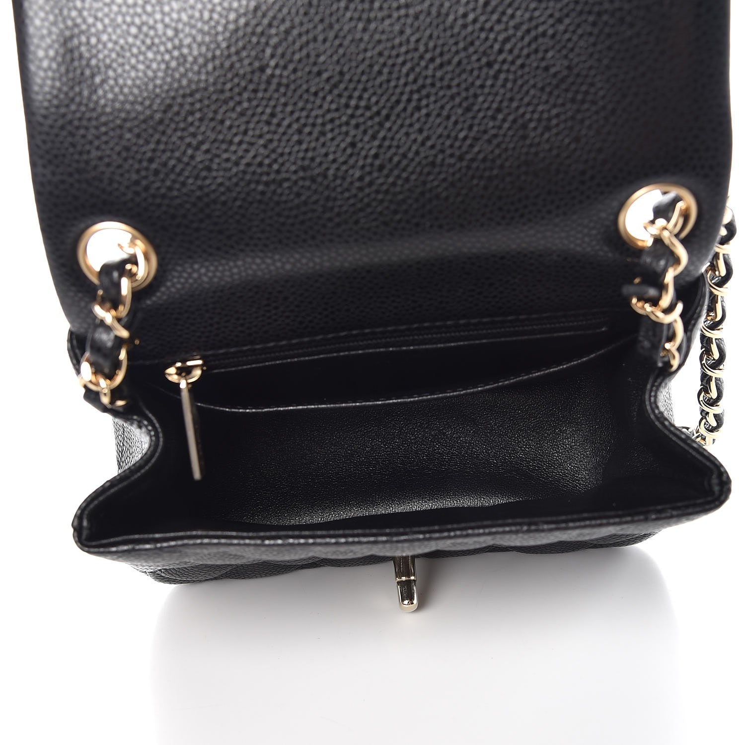 Chanel Caviar Quilted Mini Square Flap Black 5 of 8