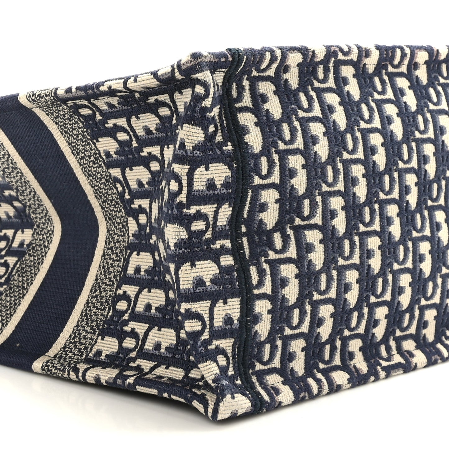 Oblique Medium Book Tote Blue Multicolor