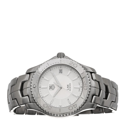 Tag Heuer Stainless Steel 39mm Link Quartz Watch Silver WJ111-0 2 of 5