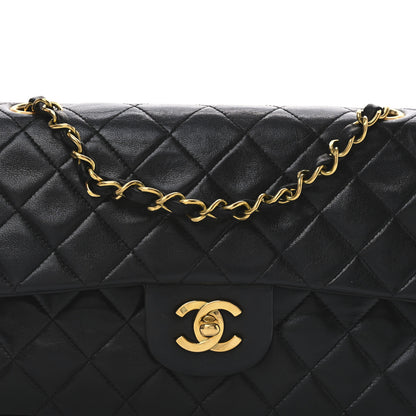 Chanel Lambskin Quilted Small Double Flap Black 8 of 10