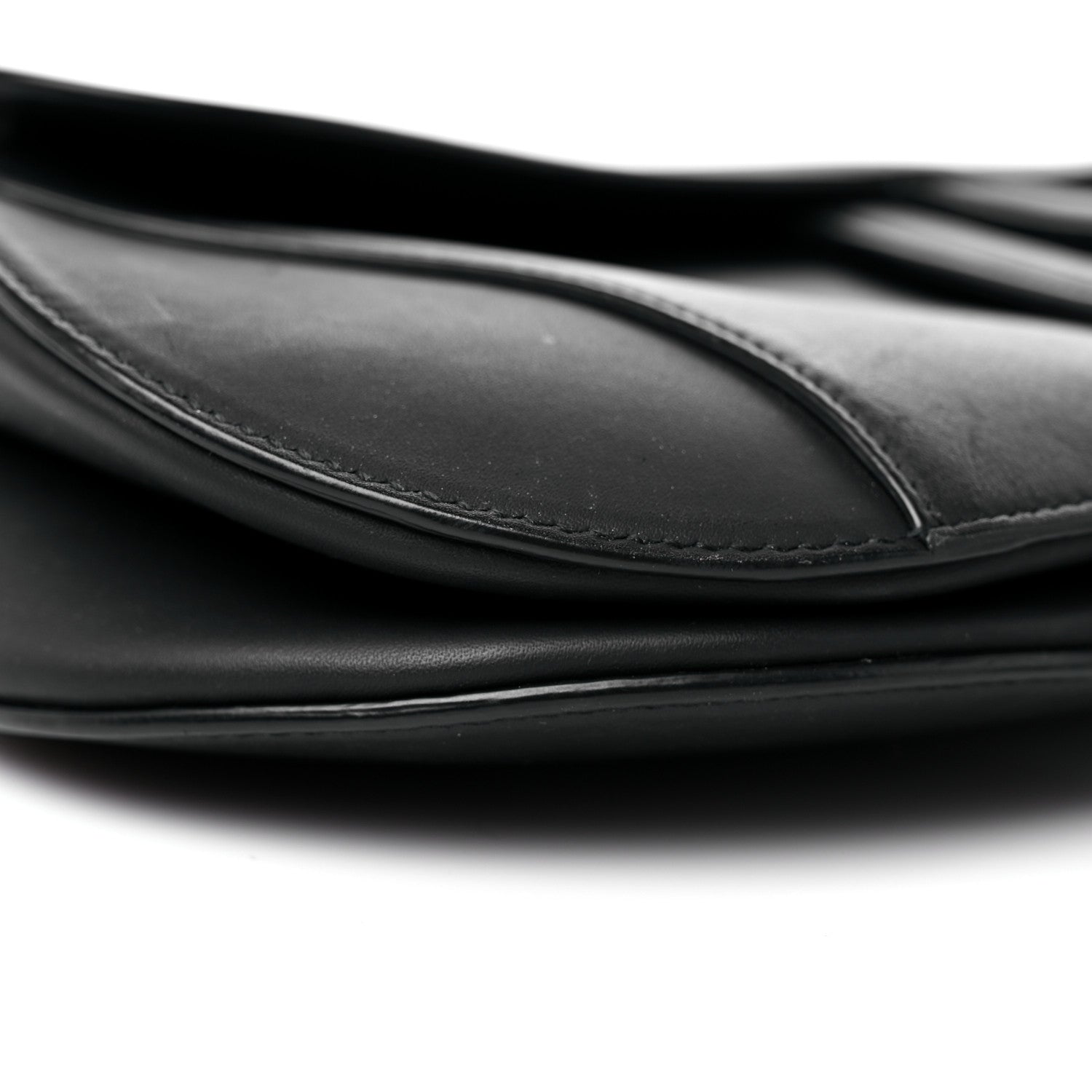 Christian Dior Ultra Matte Calfskin Saddle Bag Black 8 of 16