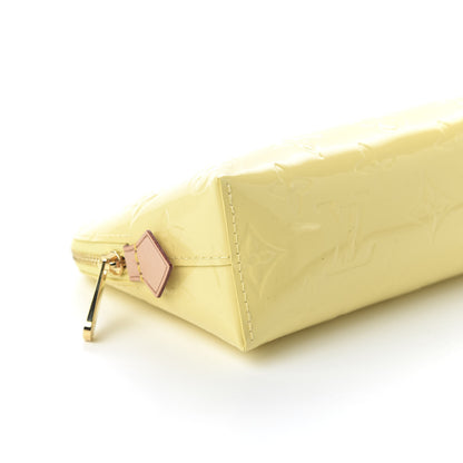 Louis Vuitton Vernis Cosmetic Pouch Citrine 6 of 9