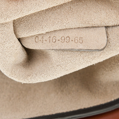 Chloe Suede Calfskin Small Faye Shoulder Bag Tobacco 7 of 7