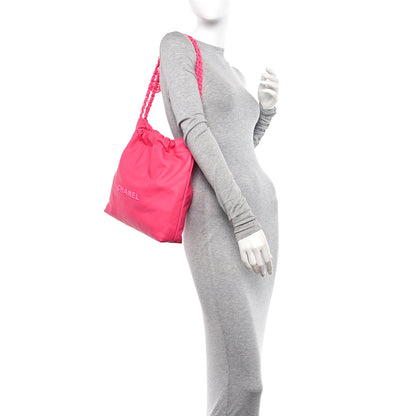 Chanel Matte Calfskin Quilted Monochrome Small Chanel 22 Fuchsia 2 of 11