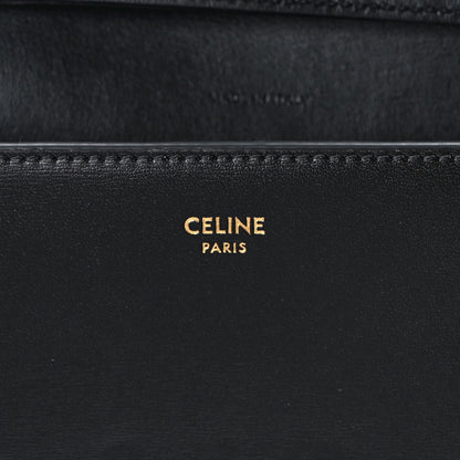 Celine Shiny Calfskin Triomphe Margo Wallet on Chain Black 6 of 11