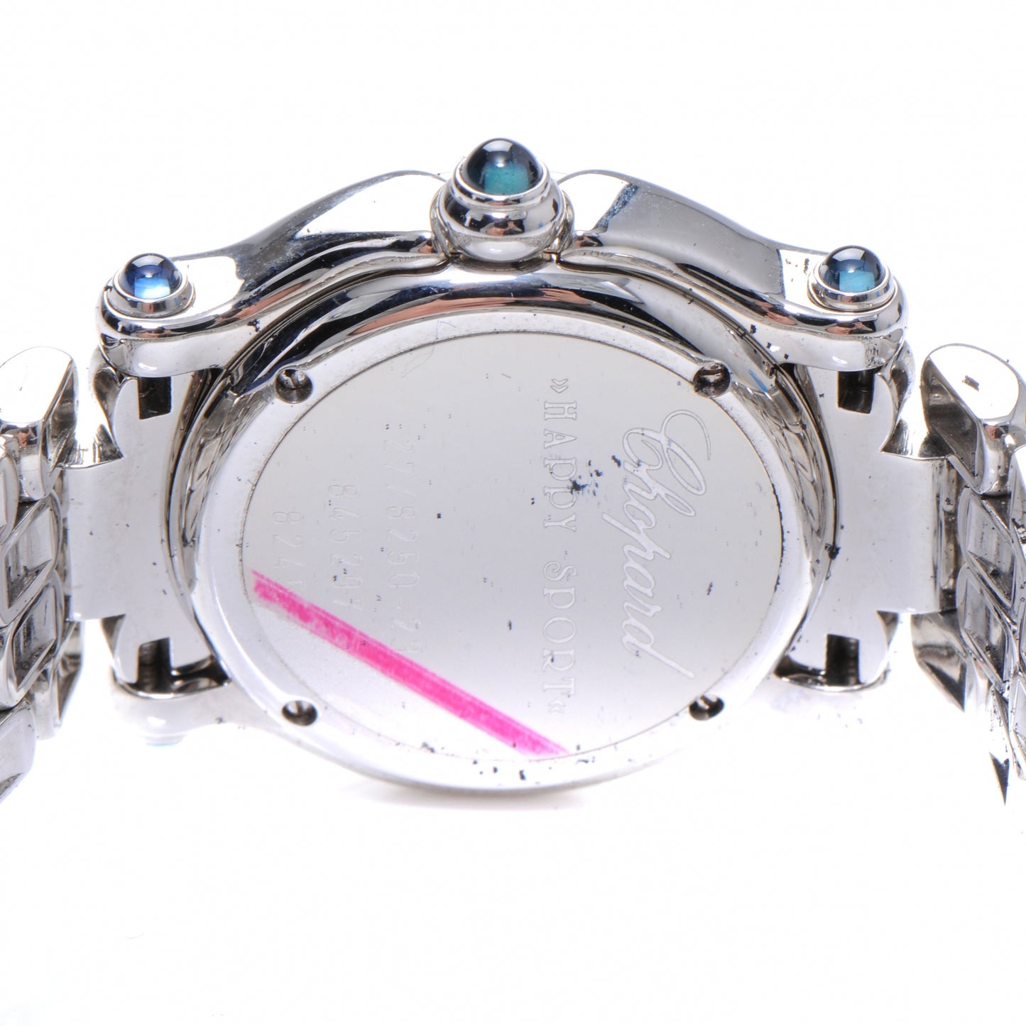 Stainless Steel 5 Diamond 26mm Happy Sport Quartz Watch