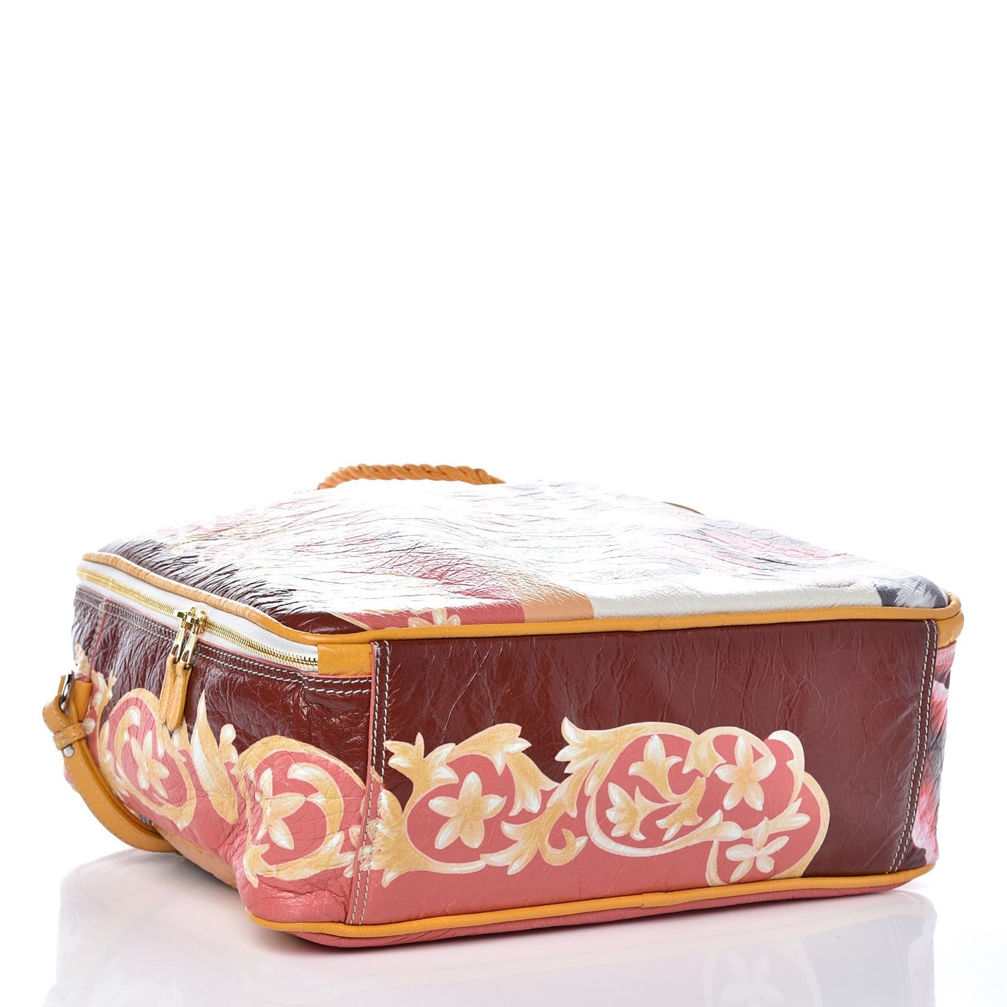 Agneau Floral Print Medium Blanket Square Tote Multicolor