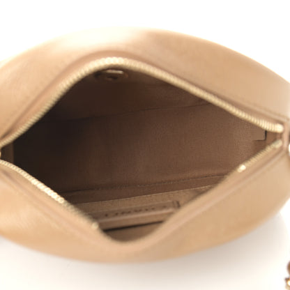 Chanel Goatskin Quilted Small Casual Trip Camera Case Beige 5 of 9