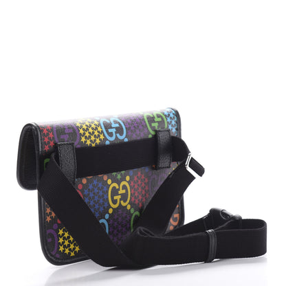 Gucci GG Supreme Monogram Psychedelic Slim Belt Bag Black 3 of 11
