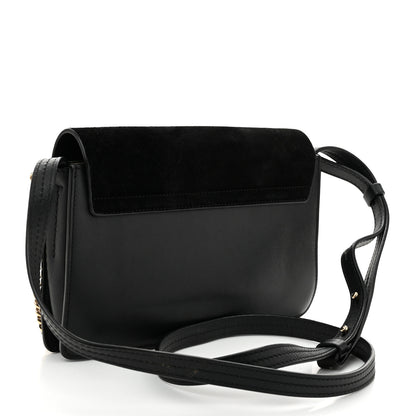 Chloe Suede Calfskin Small Faye Shoulder Bag Black 3 of 11