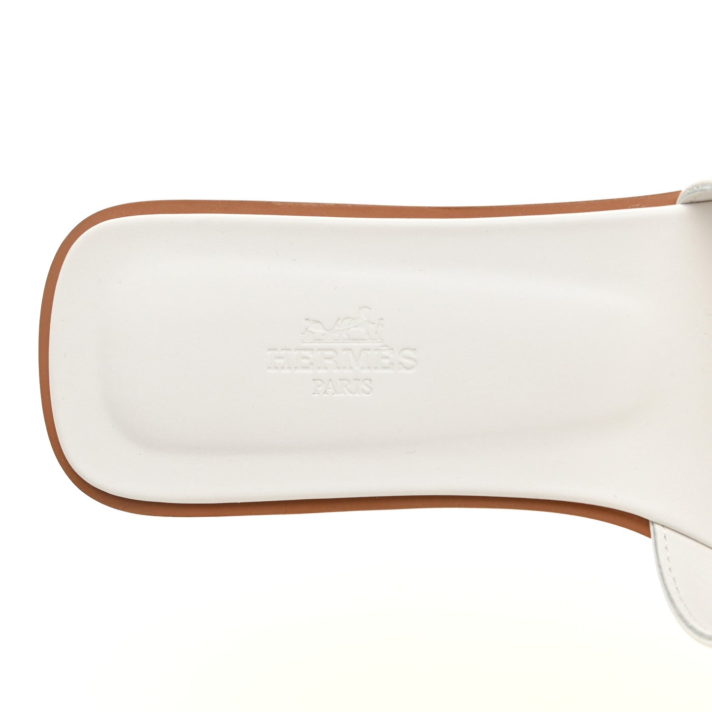 Box Calfskin Oran Sandals 39.5 White