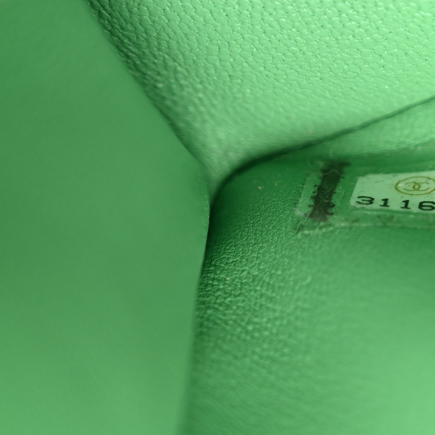 Caviar Quilted Mini Sweet Classic Flap Green