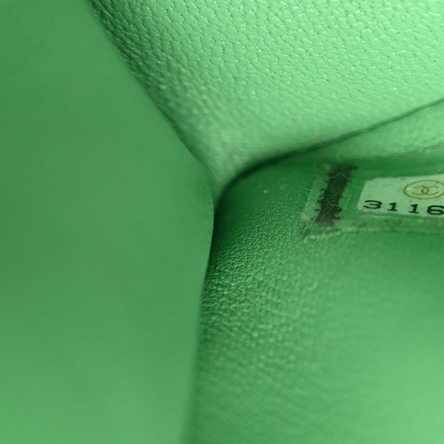 Chanel Caviar Quilted Mini Sweet Classic Flap Green 7 of 10