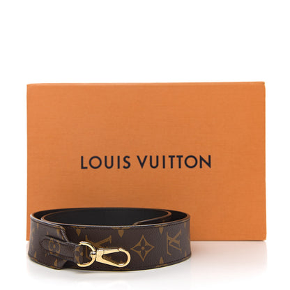 Louis Vuitton Monogram Bandouliere Shoulder Strap Black 4 of 4