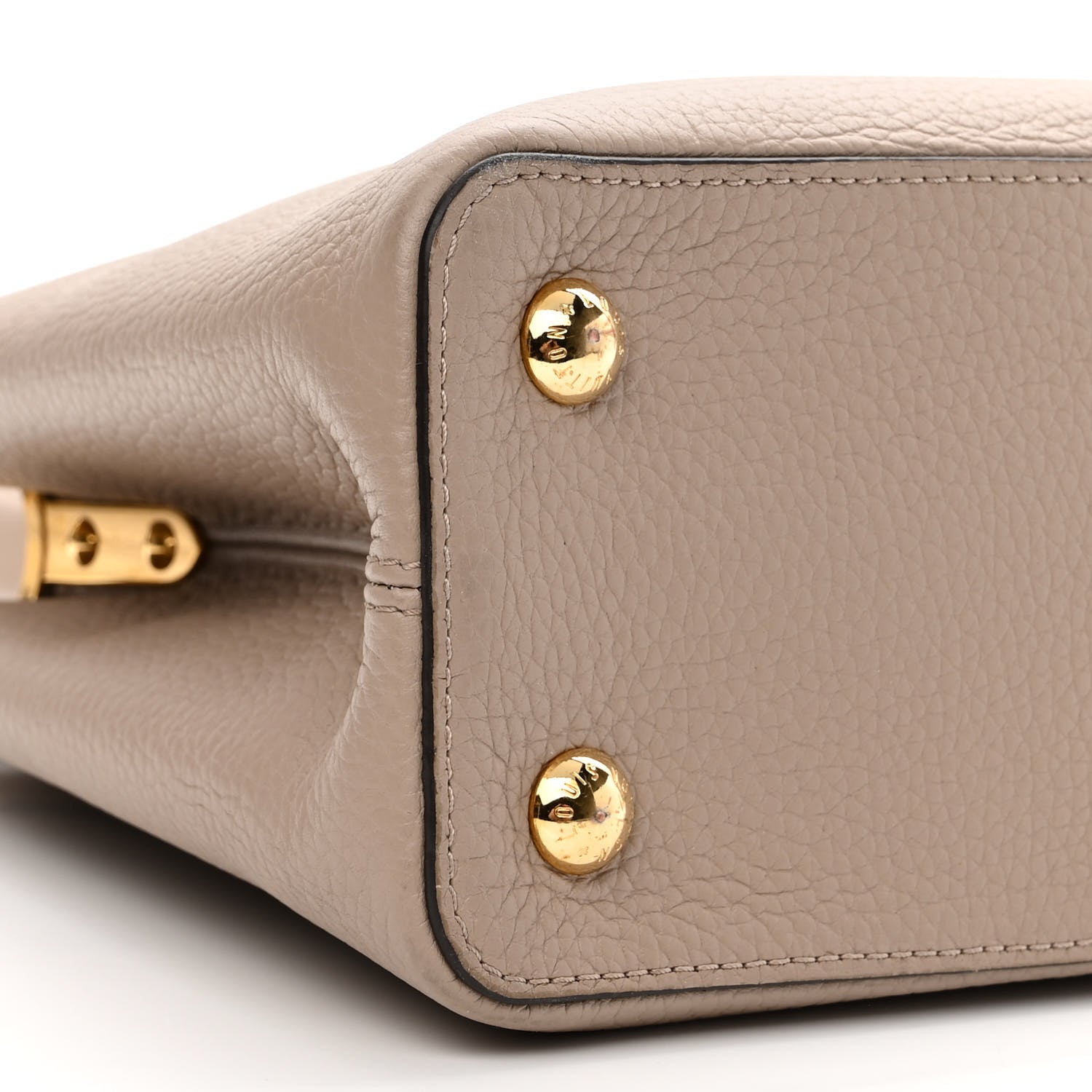 Louis Vuitton Taurillon Capucines MM Galet 8 of 10
