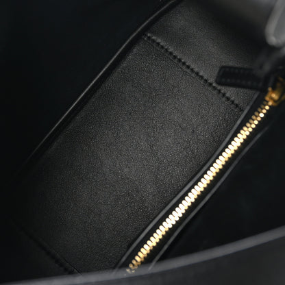 Saint Laurent Smooth Calfskin Small Le 5 A 7 Soft Hobo Black 5 of 10
