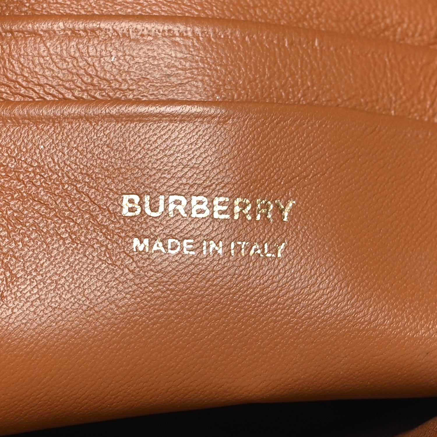 Burberry Lambskin Quilted Micro Lola Bucket Bag Maple Brown 6 of 9