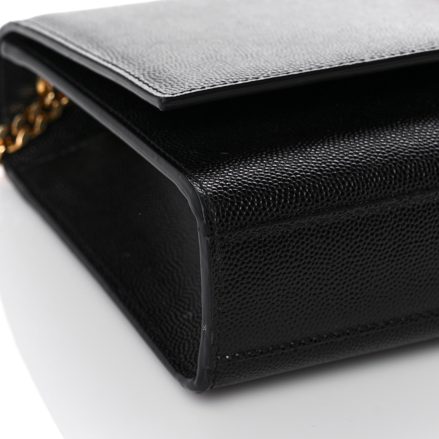 Saint Laurent Grain De Poudre Medium Classic Monogram Kate Satchel Black 8 of 11