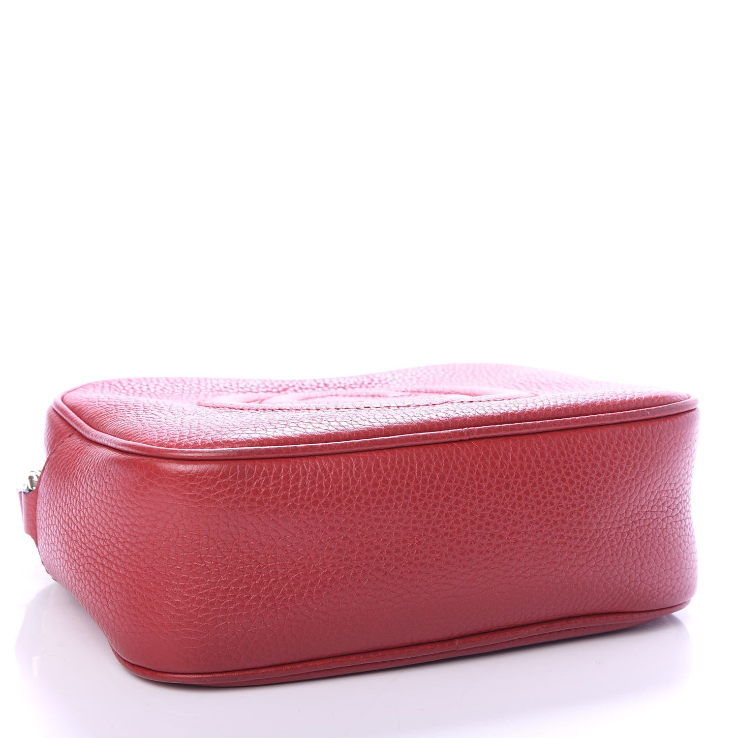 Gucci Pebbled Calfskin Small Soho Disco Bag Tabasco Red 3 of 10