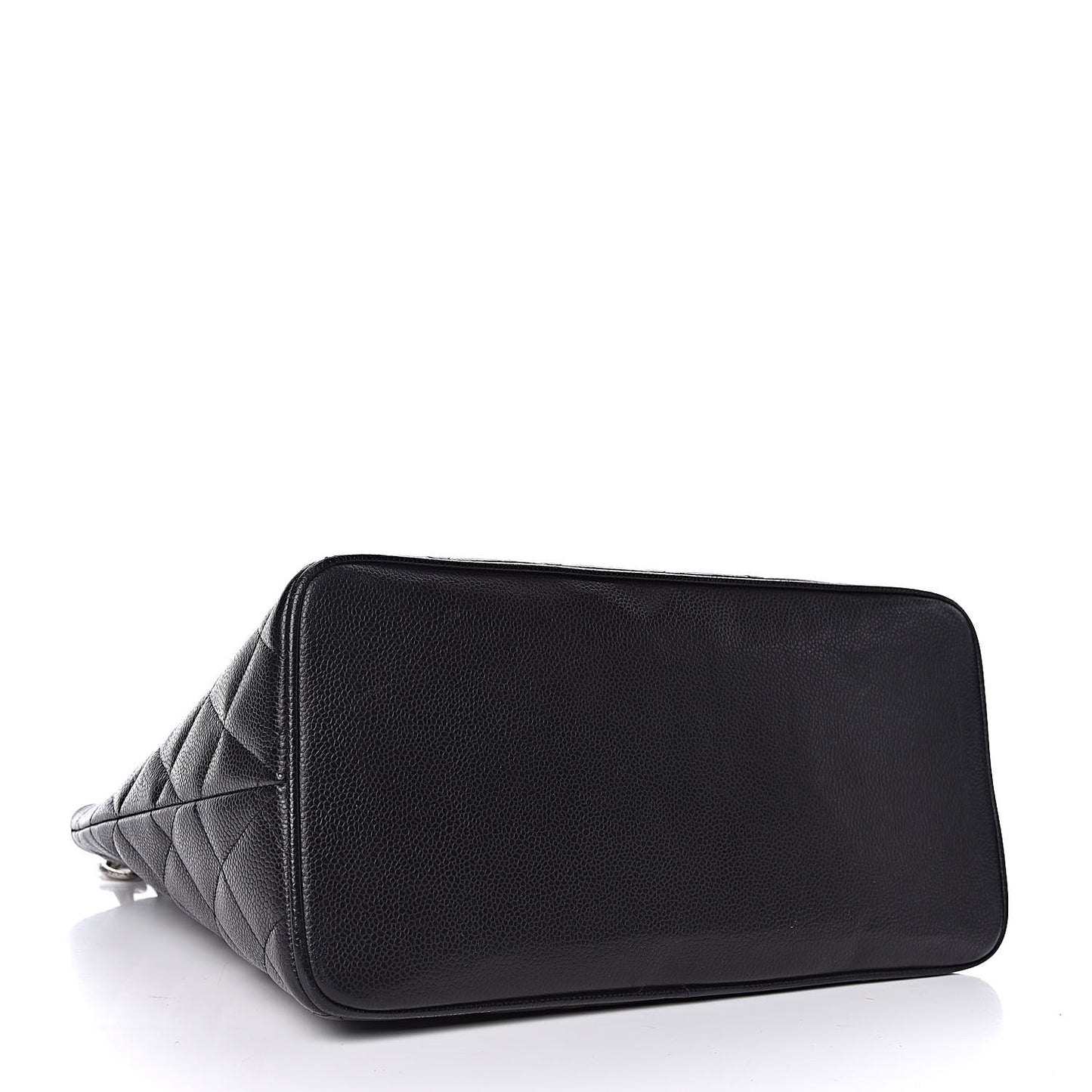Caviar Quilted Medallion Tote Black