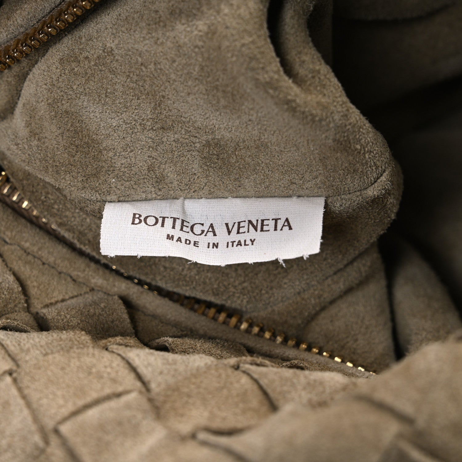 Bottega Veneta Suede Calfskin Intrecciato Teen Jodie Hobo Beige 7 of 11