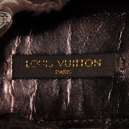 Louis Vuitton Monogram Iridescent Leather Lucky Ballerina Flats 37 Brown 7 of 7