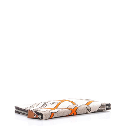 Hermes Toile Steeple GM Wallet 4 of 8