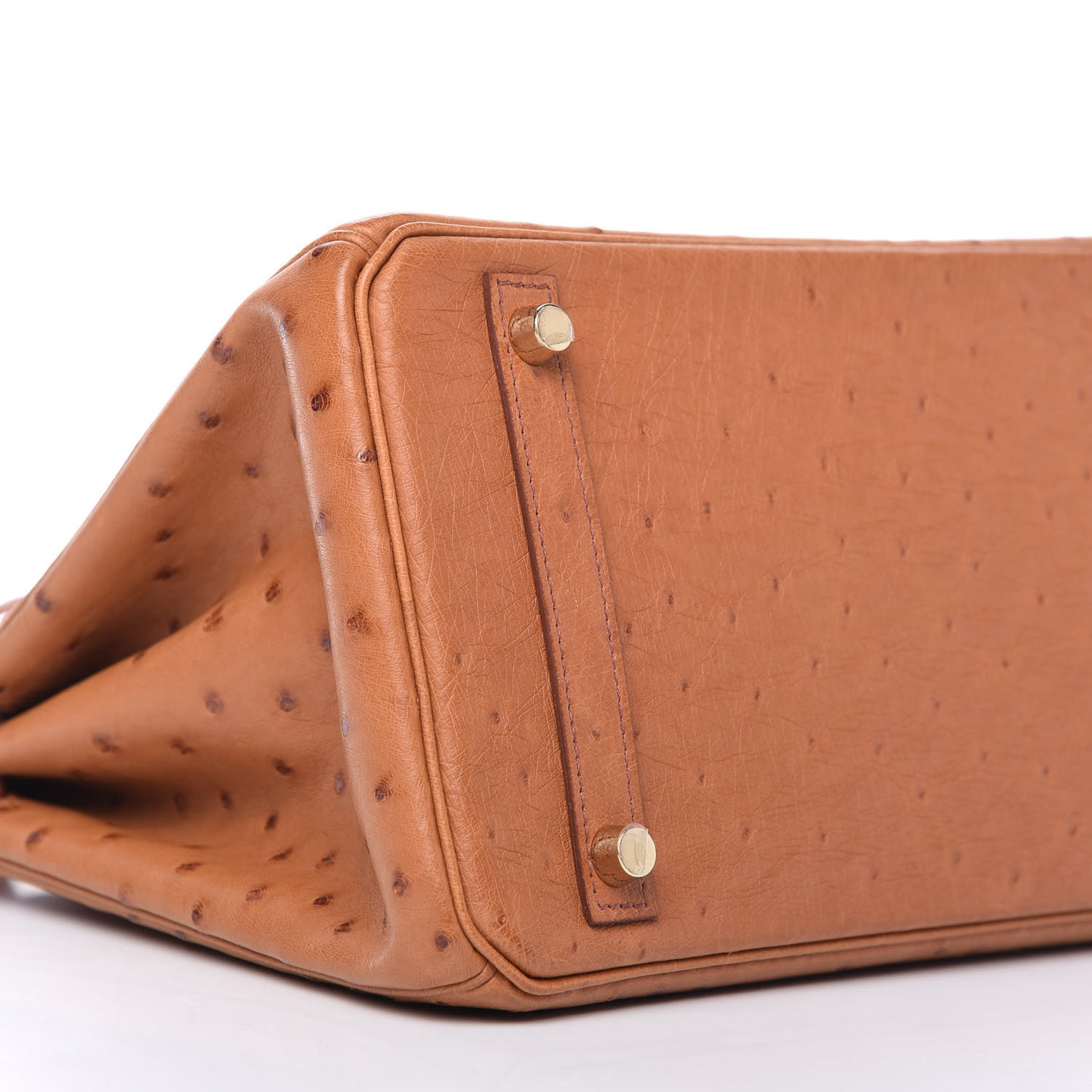 Ostrich Birkin 30 Cognac