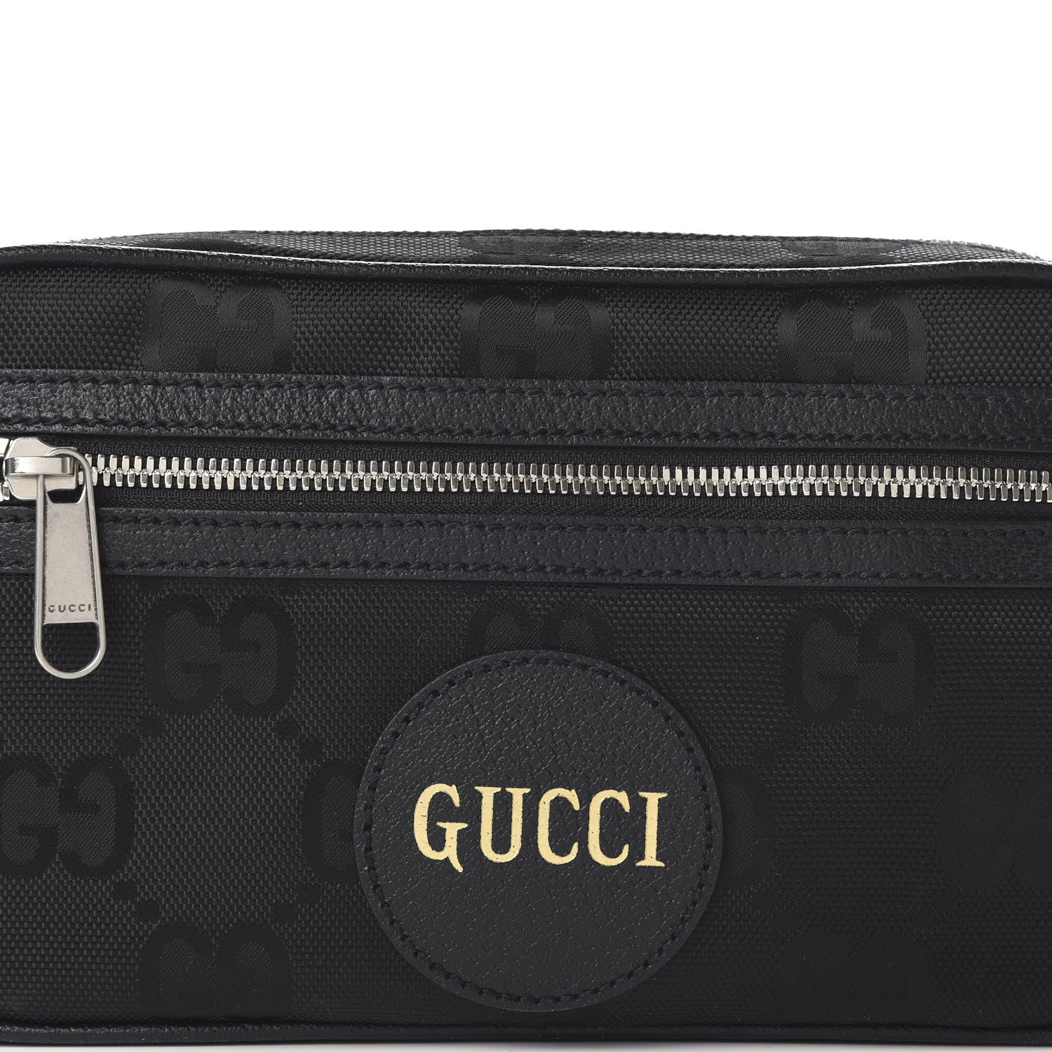 Gucci Econyl Nylon Monogram Off The Grid Belt Bag Black 12 of 12